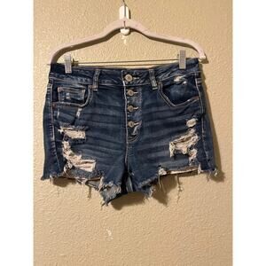 American Eagle next level stretch women’s high rise Shorty shorts size 12